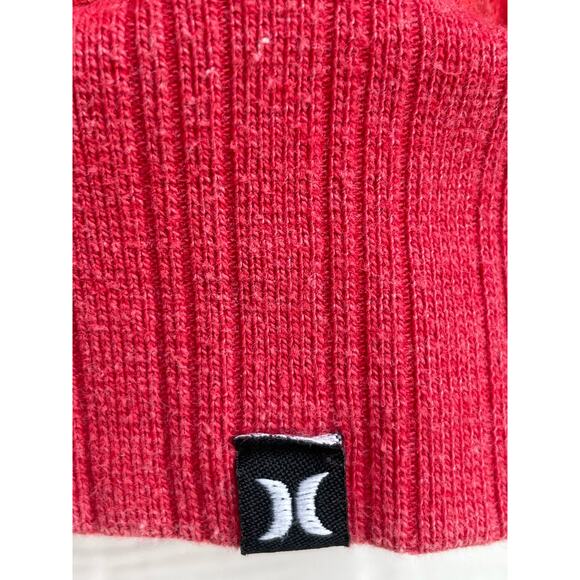 Hurley Boys red fleece zip hoodie 6 - Picture 3 of 5